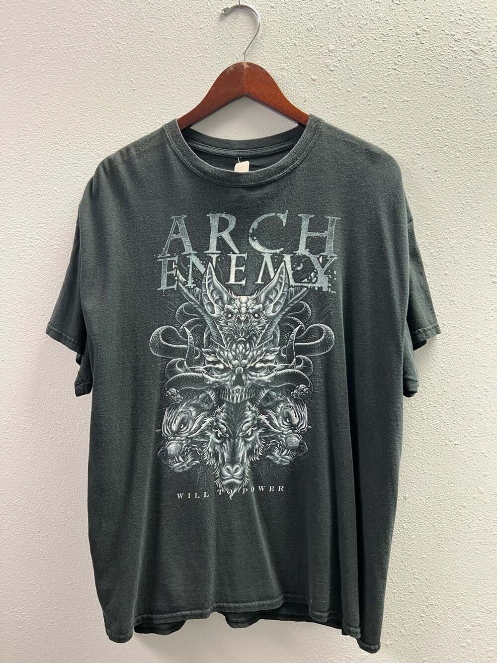 Arch Enemy Will To Power Band T Shirt Black Melodic Death Metal XL 0096